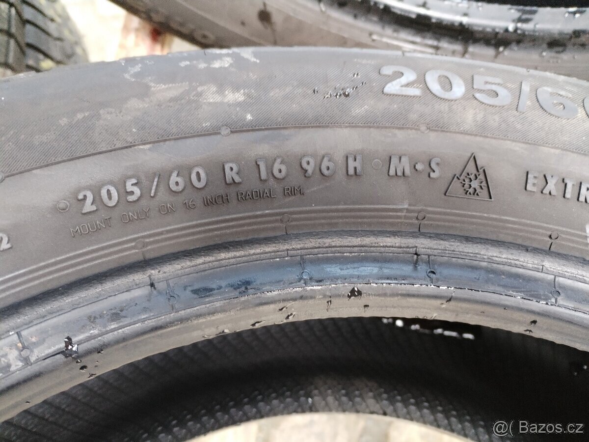 205/60/16 zimni pneu CONTINENTAL a FIRESTONE 205/60 R16 - 20