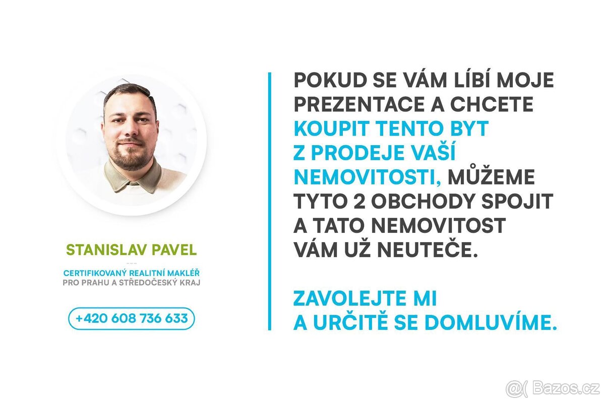 Prodej bytu 3+kk, 78m2, terasa, parkovací stání, zahrádka (S - 20