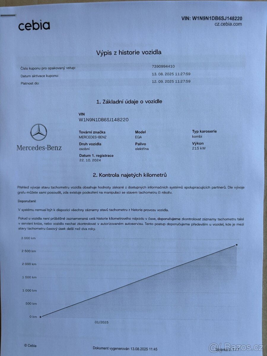 Mercedes-Benz EQA, 350 215KW 4Matic Odp.DPH - 20