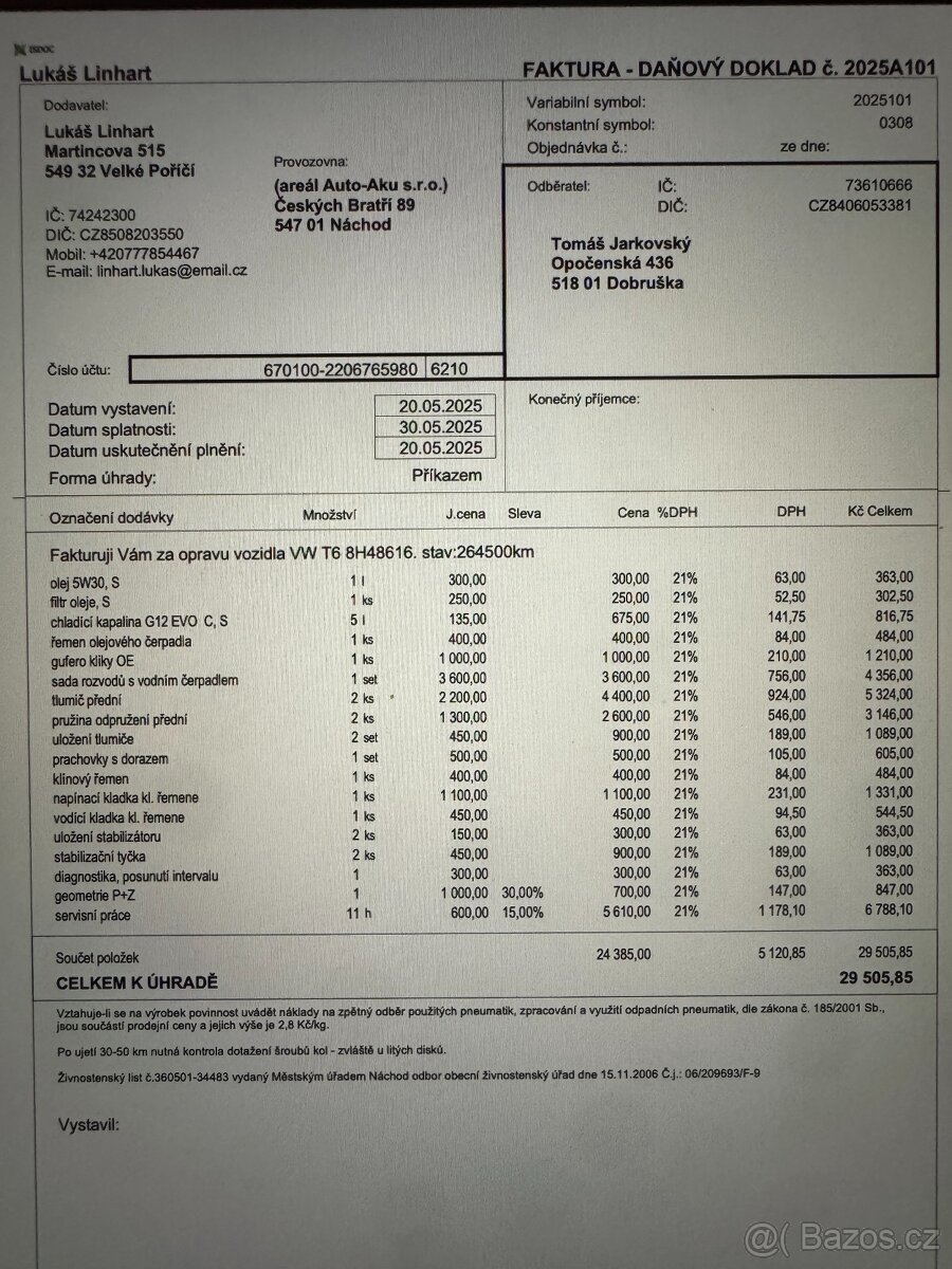 VW Multivan T6, 2,0tdi 110kW DSG, rok 2017 - 20