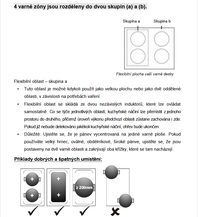 Indukční varná deska Mora VDIS653C - 20