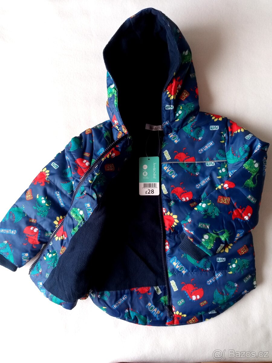 Nová podzimní Dino bunda, 98/104 - 20