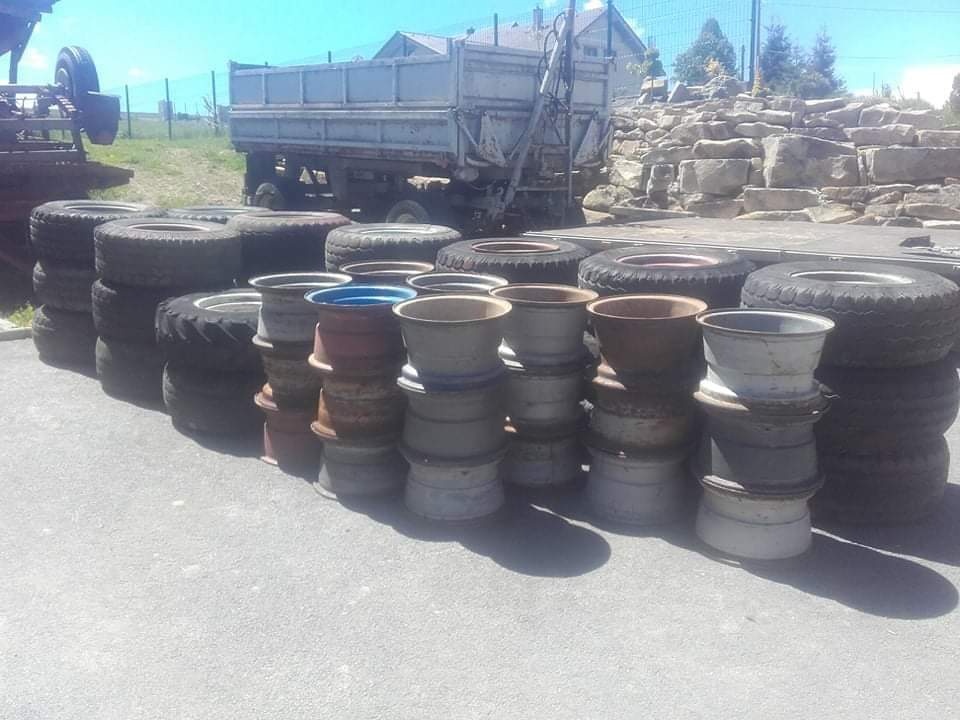 Kompletne kolesá diely na vlecku prives - 20