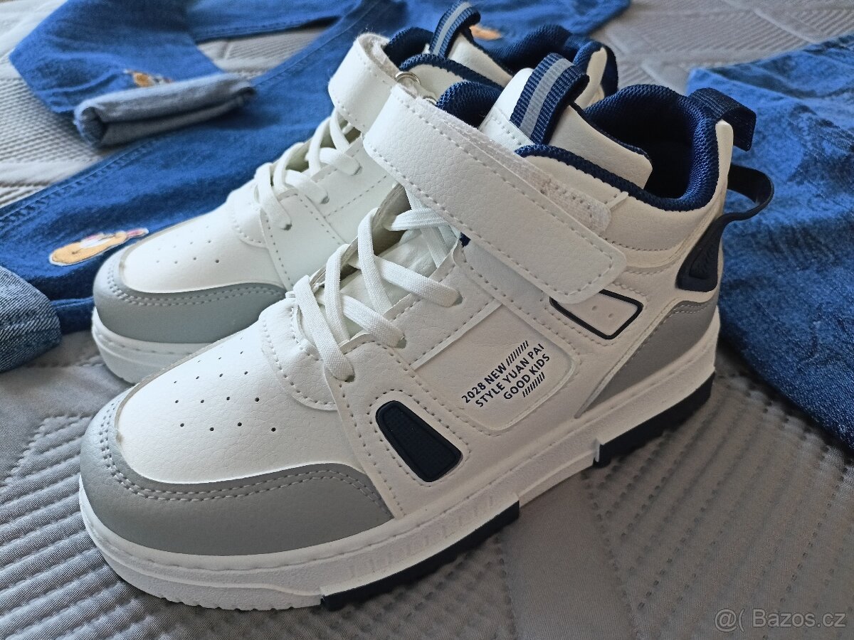 Nové džíny 128/134+nové tenisky, vel.33 - 20