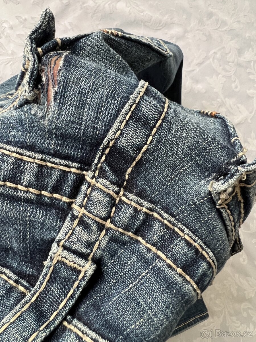 True Religion - dáms. džíny USA, vysoká PC - vel. 28 - 20