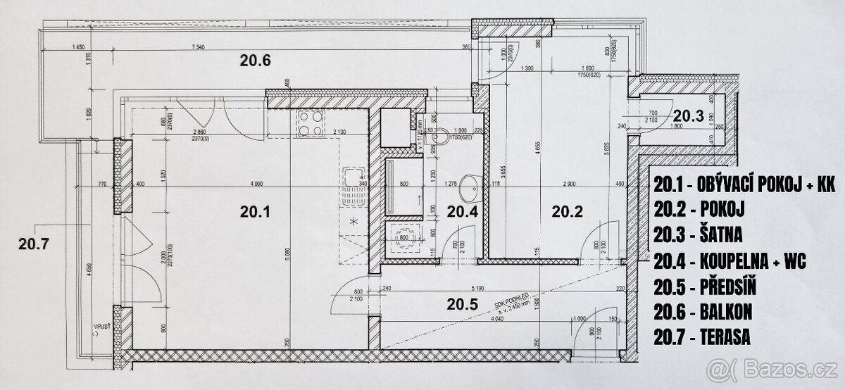 Prodej bytu 2+kk 60 m², Klapálkova, Praha 10. - 20