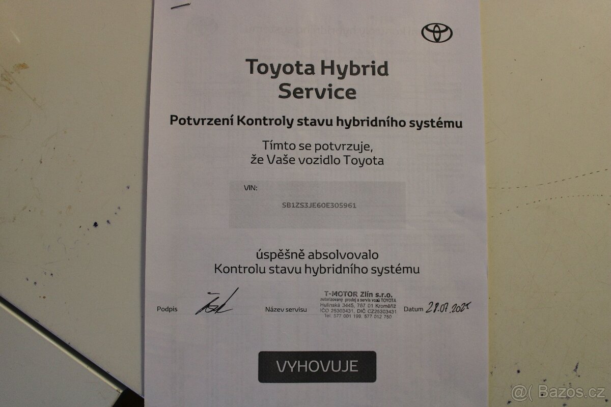Toyota Auris, 1,8HYBRID 73KW, AUTOMAT,DPH, KAMERA, r.v. 2018 - 20