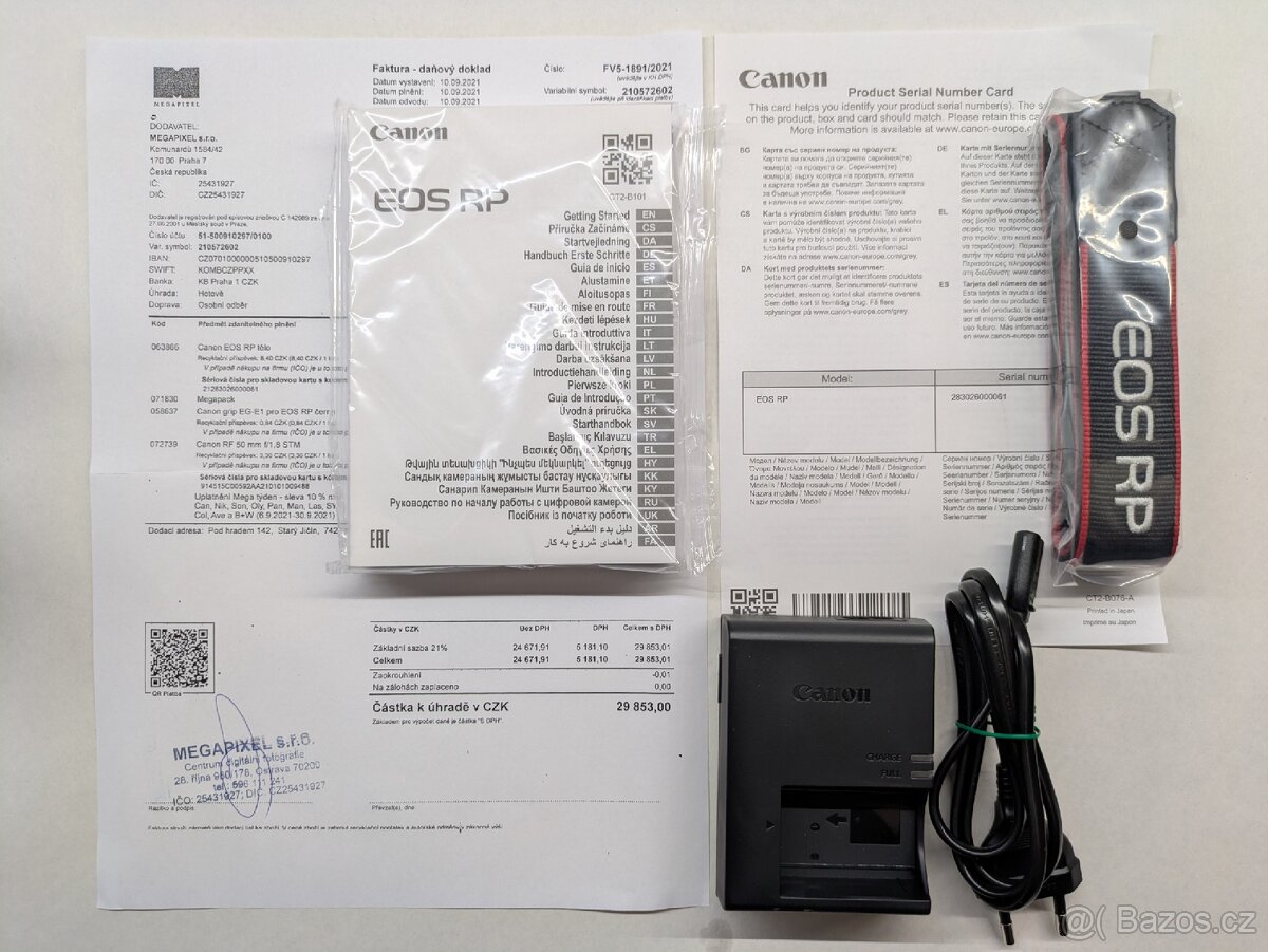 CANON RP- FULL FRAME, TOP STAV + PŘÍSLUŠENSTVÍ - 20