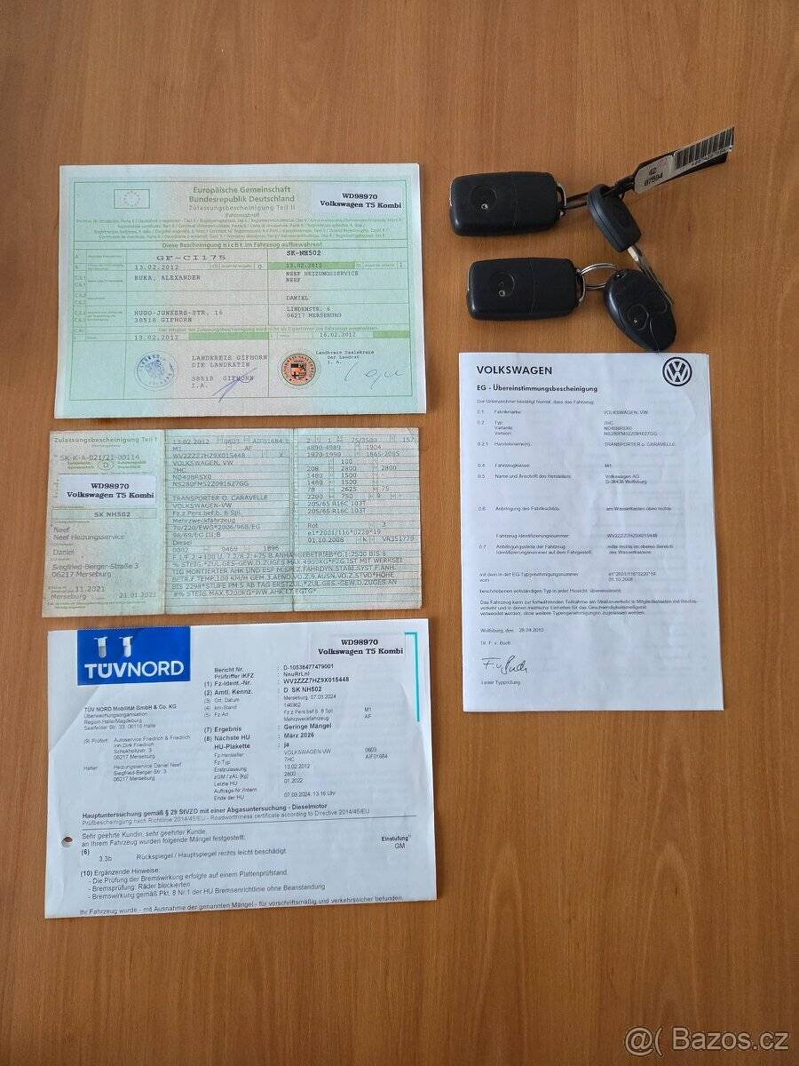 Transporter T5 1.9TDI 75kW,9.míst,tažné,Webasto,1.maj.servis - 20