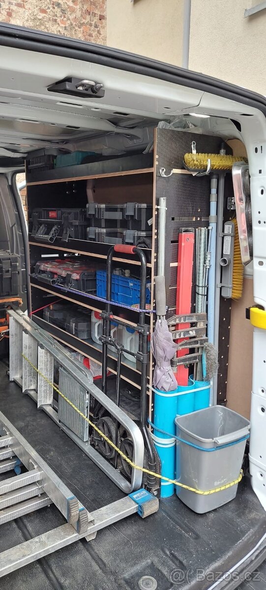 Transit regály , vestavby Cnc výroba- Skladem - 20