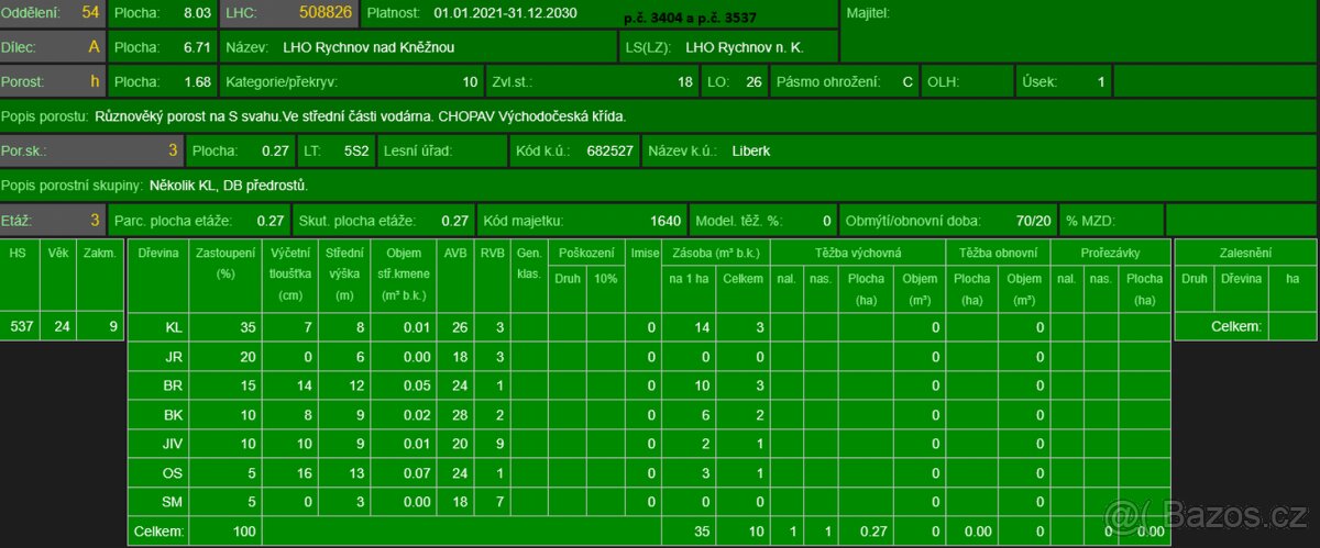 Prodej lesního pozemku v k.ú. Liberk - 20