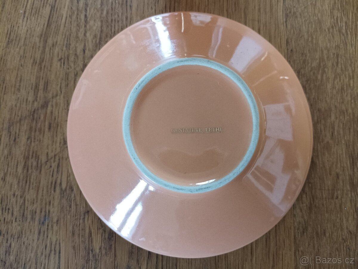 VINTAGE ESPRESSO ŠÁLKY GENEVIEVE LETHU FRANCIE - 20