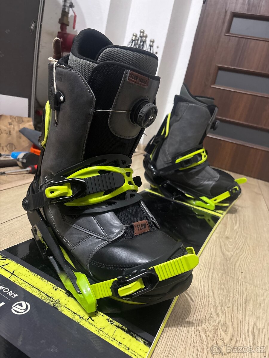 Snowboard Flow Viper 159W plus vazani Gravity - 20