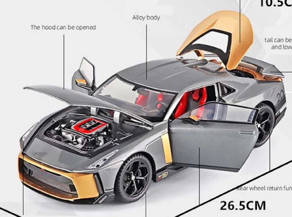 1:18 Mercedes Benz AMG GT zvuk+světla otvírací - 20
