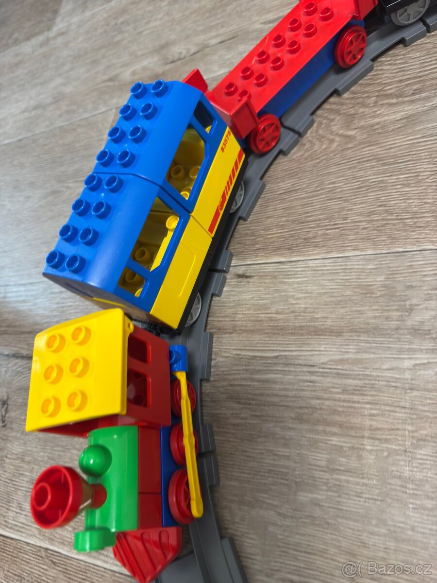 LEGO DUPLO – vlak, koleje, výhybky, kostky, farma, zvířata - 20