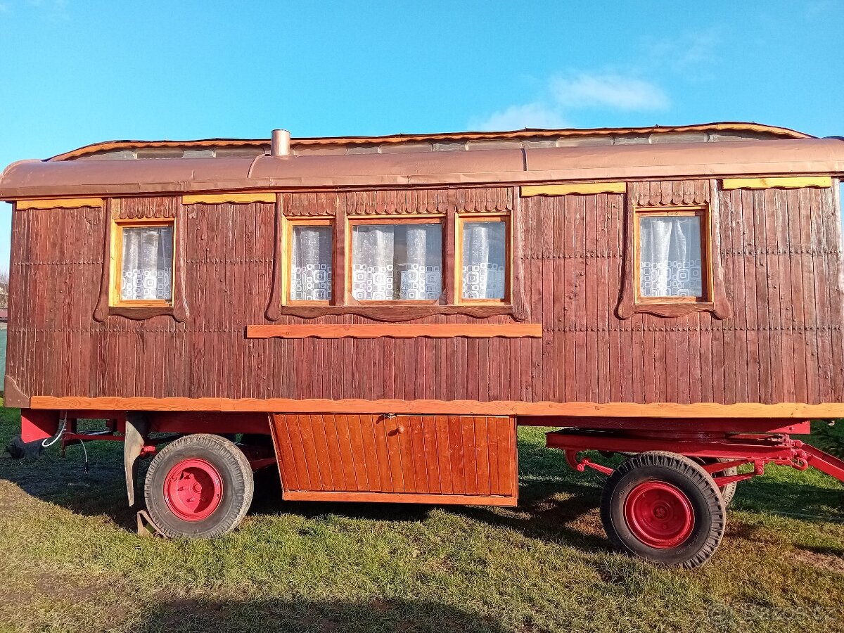 Obytná Maringotka Historická 1926 Oberlicht Wagen - 20