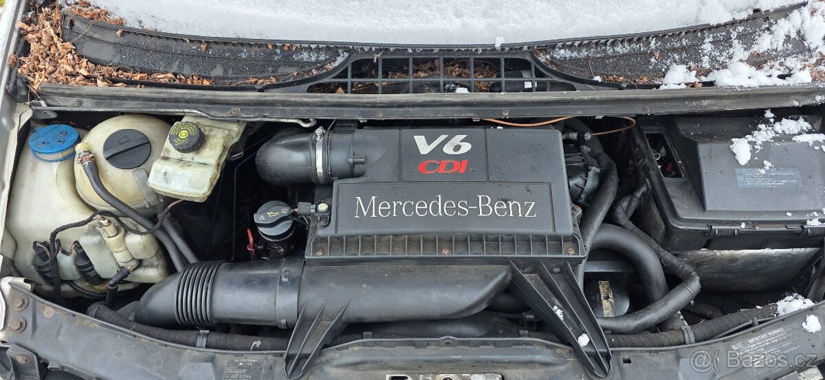 Mercedes Viano 3.0 V6 XL,kůže,stolek - na díly,RHD, KO motor - 20