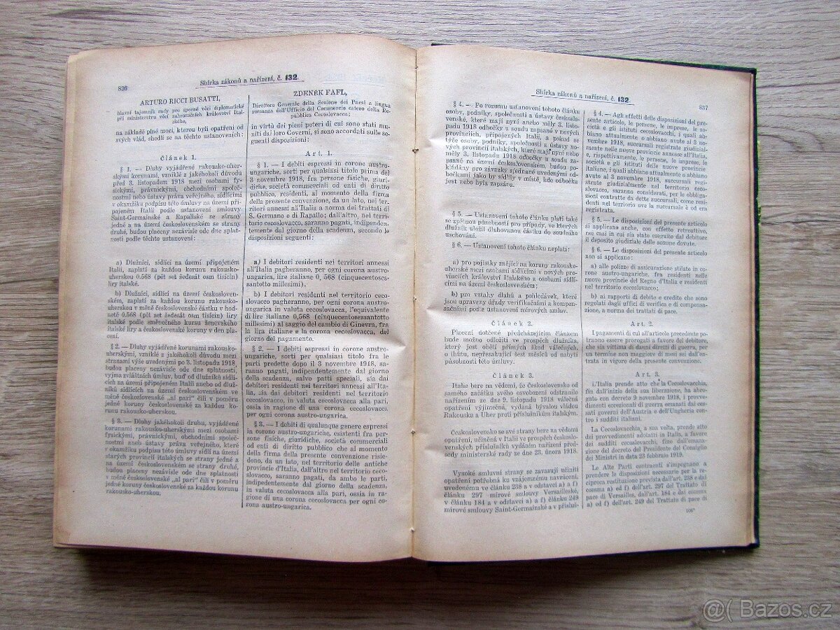 Sbírka zákonů a nařízení 1924, I., s leteckou mapou - 20