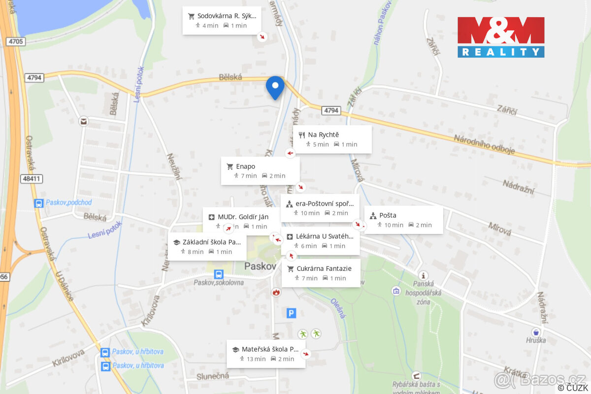 Prodej rodinného domu, 215 m², Paskov, ul. Komenského nábřež - 20