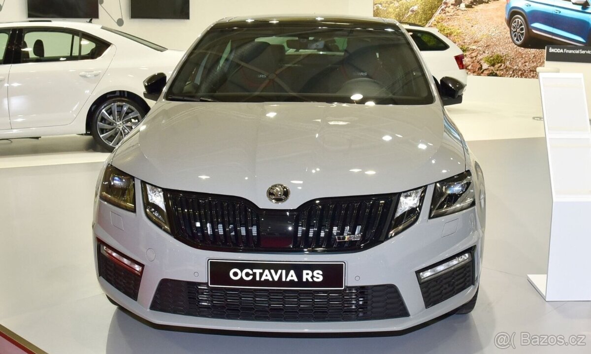 PREDNI MASKA OCTAVIA 3 / 3FL / 4 RAMECEK GRILU MASKY CERNY - 20