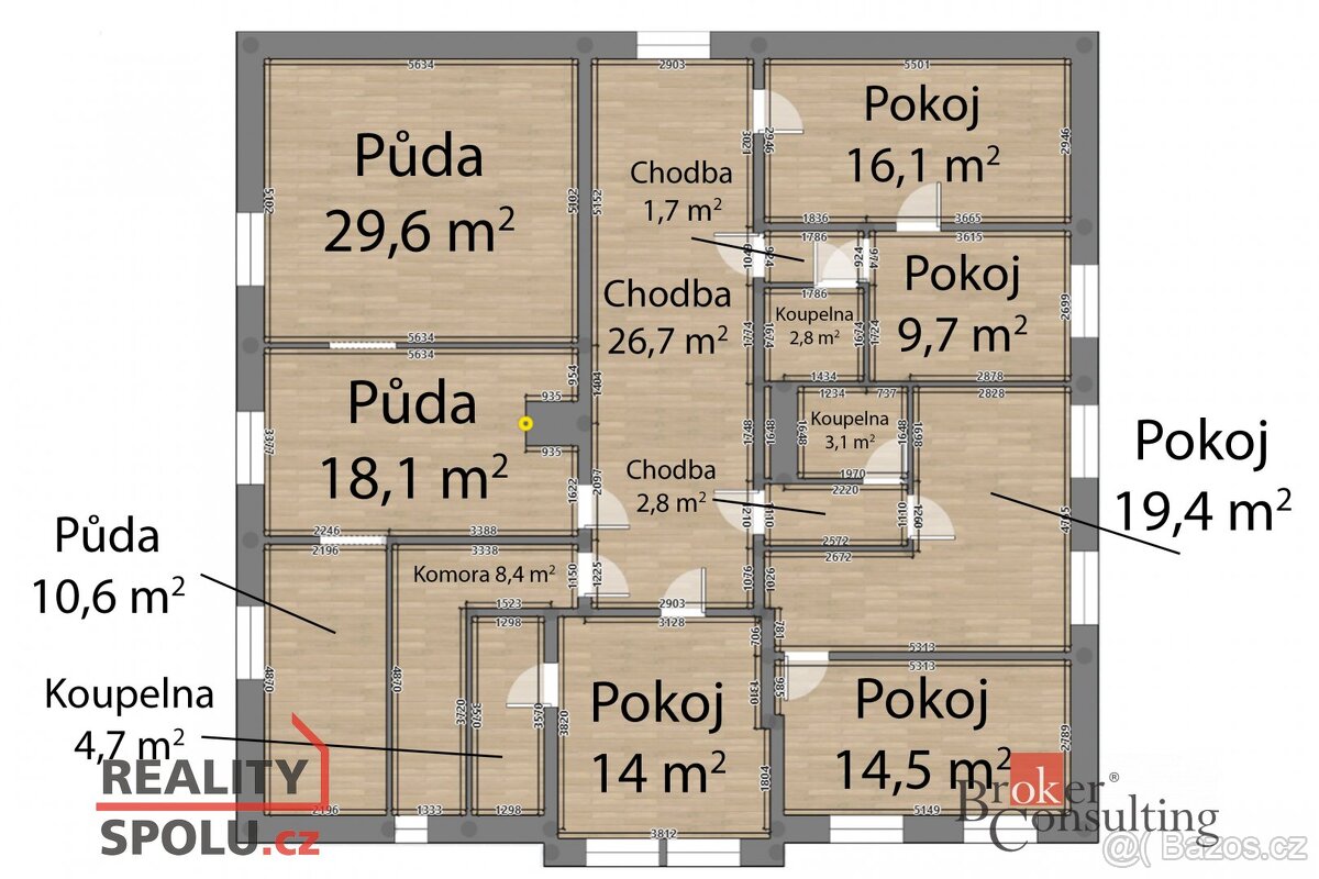 Prodej, komerční/ubytování, 520 m2, nám. J. Švermy, Kovářská - 20
