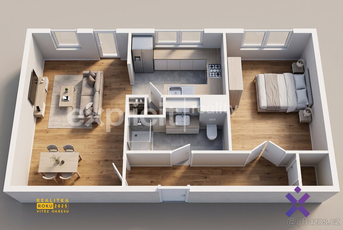 Prodej bytu 2+1 49 m² - Smetanova, Otrokovice, ev.č. 02889 - 20