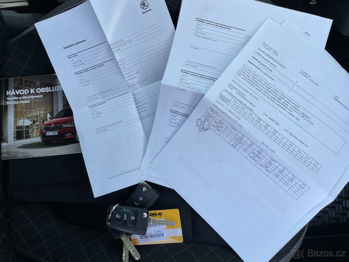 Škoda Fabia 1,0 TSi Serviska, DPH, Senzory - 20