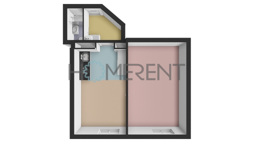 Prodej - krásný a světlý byt 2+kk (45 m²) po rekonstrukci, P - 20