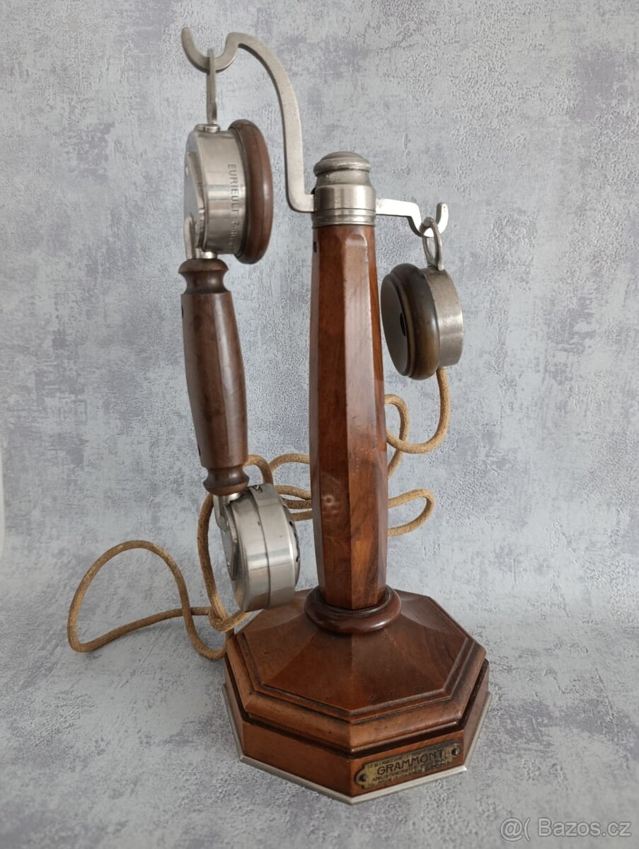 Nádherný originální francouzský telefon GRAMMONT top stav - 20