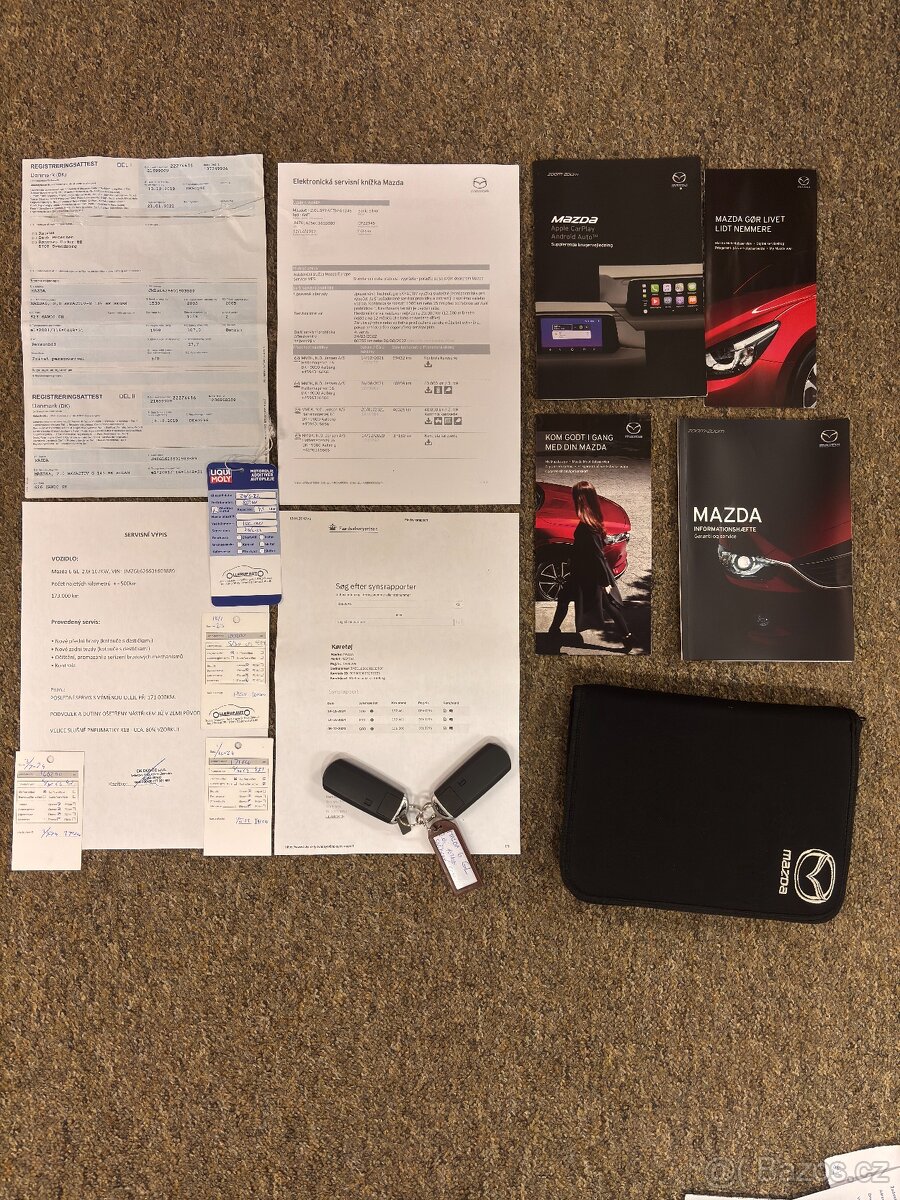 MAZDA 6 2.0i 2019,170TKM,HEAD-UP,FULL LED,KŮŽE,VÝHŘEV,ALU18 - 20
