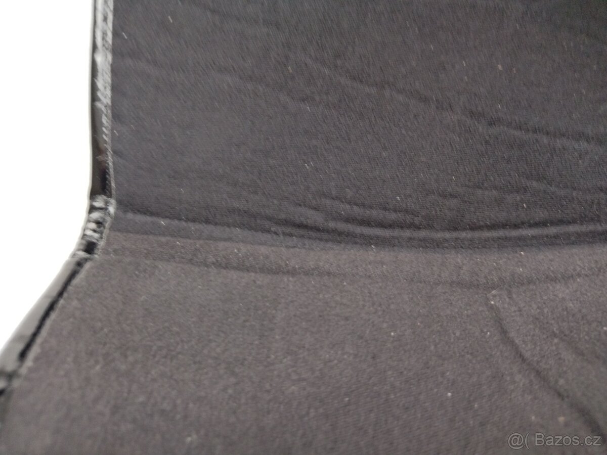 Kozačky holínky černé + leopardí vzor, vel. 37/38 - 20