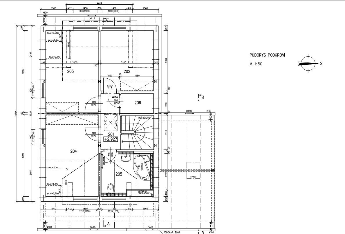 Prodej RD 5+1 Rajhrad u Brna, klimatizace, bazén - 20