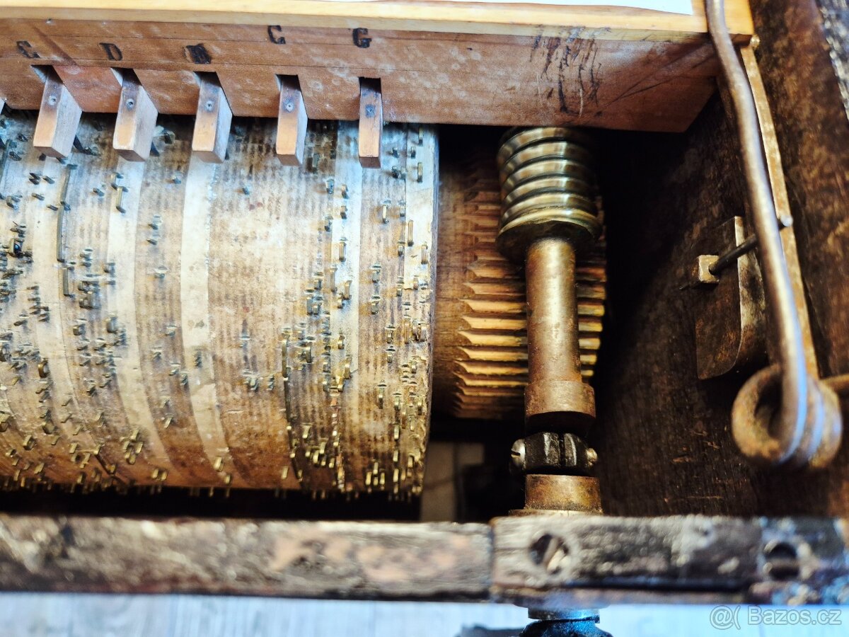 Velký starožitný píšťalový flašinet FRATI & Co., 1900 - 20