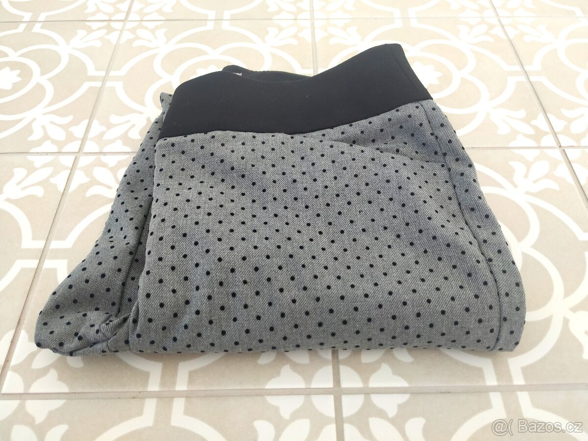 1x oblečené kalhoty Orsay S společenské puntíky šedé - 20