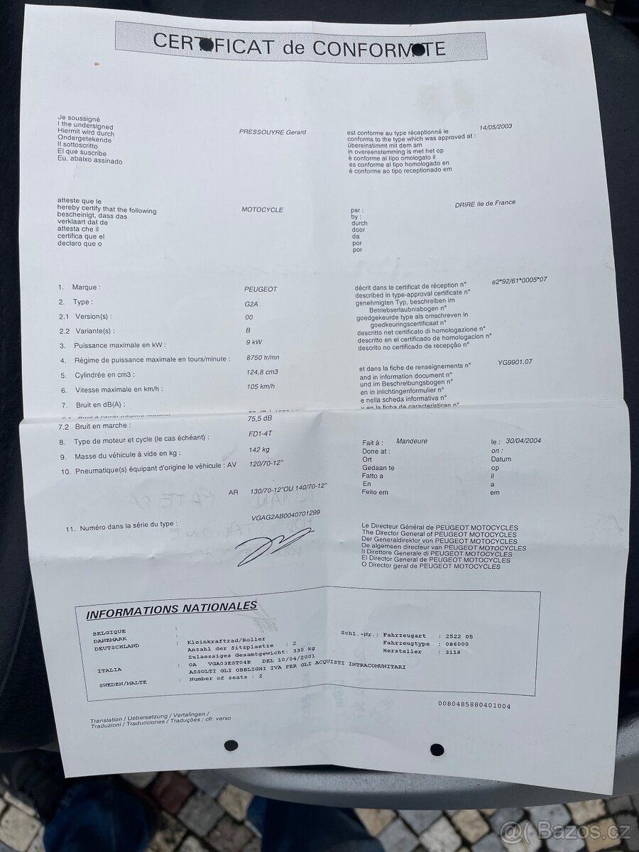 Peugeot Elystar 125 ccm rok 2004 - 20