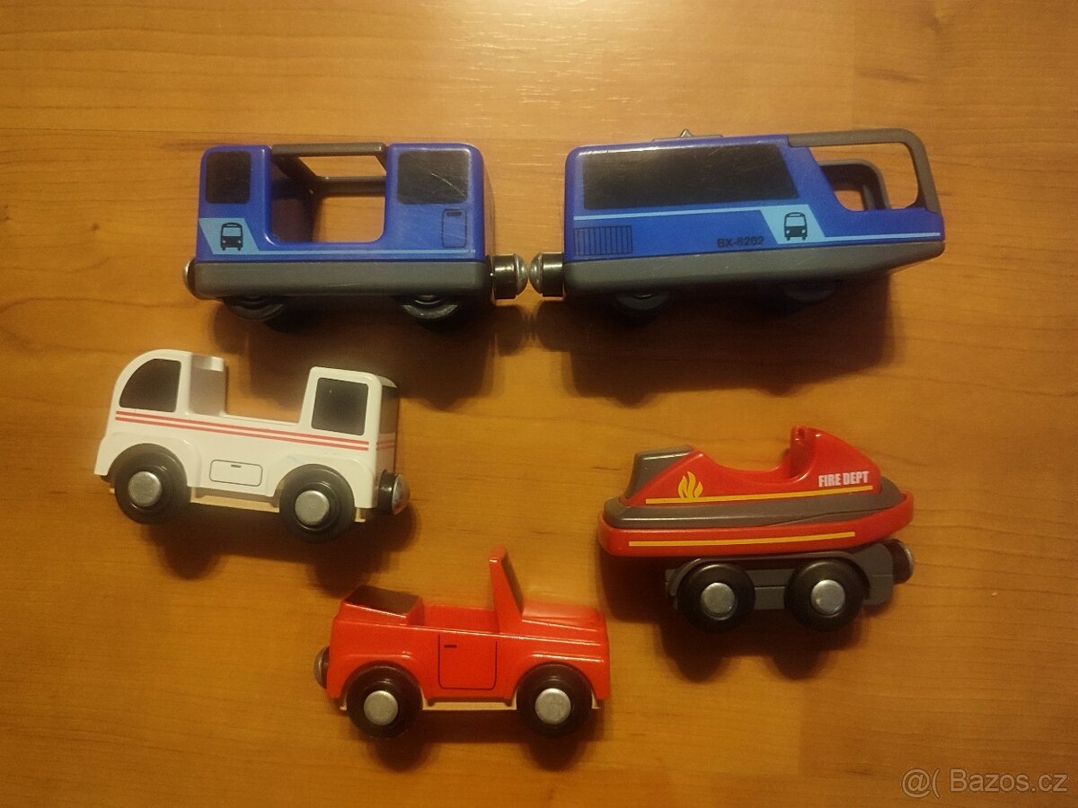 Dřevěné koleje, velká sada - 20