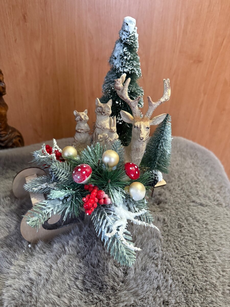 Vánoční dekorace, adventní svicny - 20