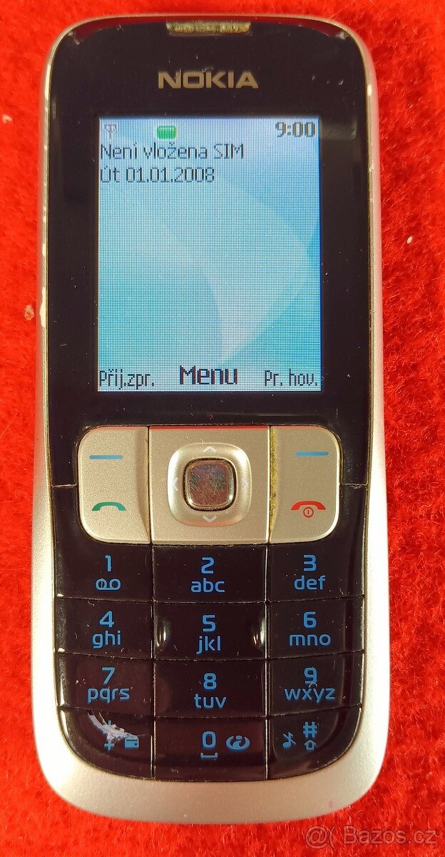 mobilni telefon Nokia 2630, black, rok 2009, sluchatka, nabi - 20