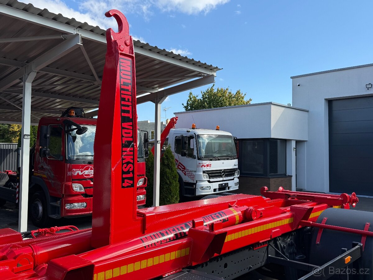 MERCEDES-BENZ AXOR 1823 HÁKOVÝ NOSIČ KONTEJNERŮ - 20