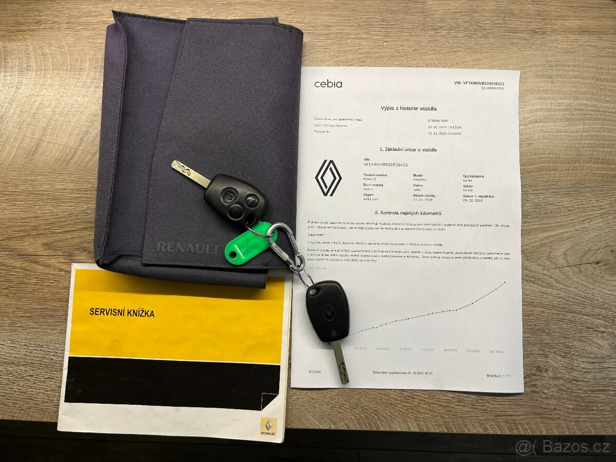 Renault Kangoo 1.5 DCI 50KW, NAJETO 108tisíc, Tažné - 20