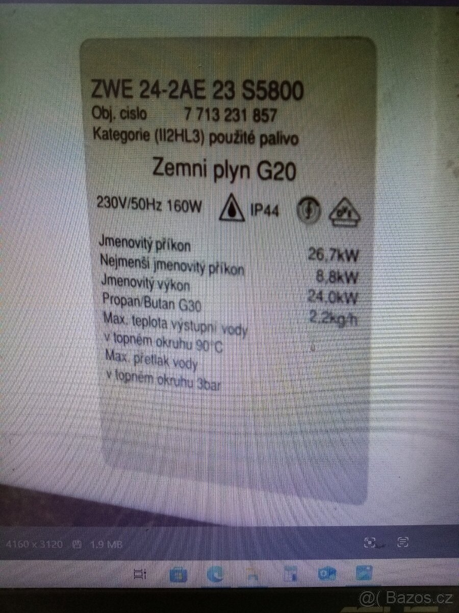 JUNKERS ZR 24-3AE 23 a JUNKERS ZWE 24-2AE 23 - 20