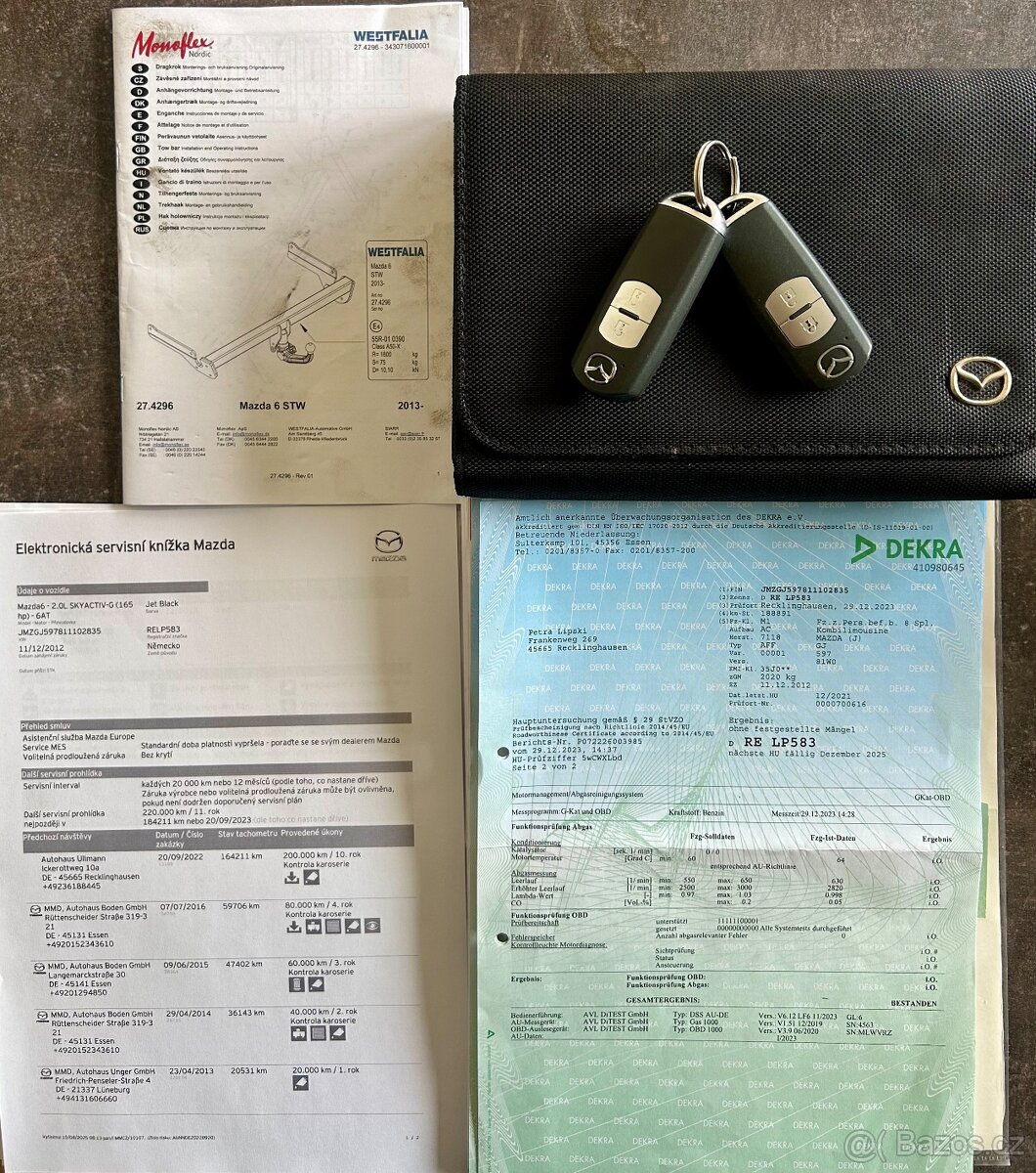 MAZDA 6 2.0i 121kW BENZÍN AUTOMAT-NAVI-TAŽNÉ-VYHŘEV-PDC - 20