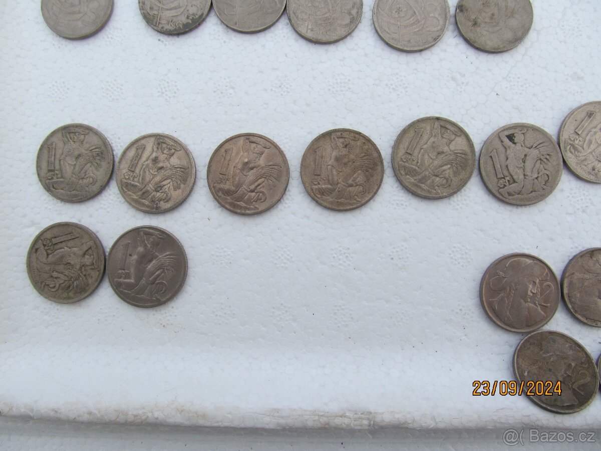 mince kovové - 20
