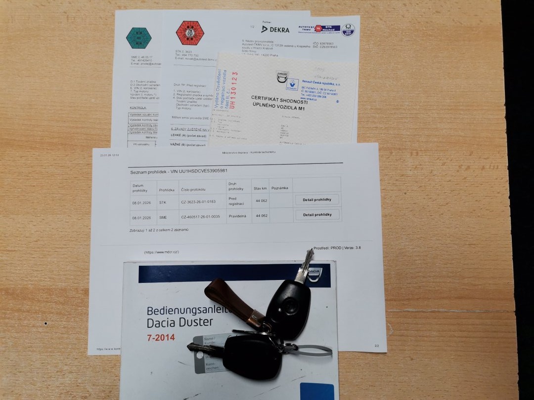 Dacia Duster 1.6i 84kw SCe Tažné - 20