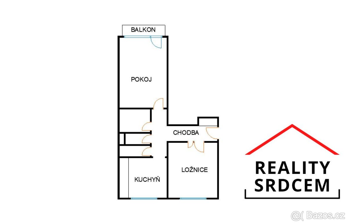 Prodej bytu v os. vlast. 2+1+balkon+komora/69m2 Tř. Osvoboze - 20
