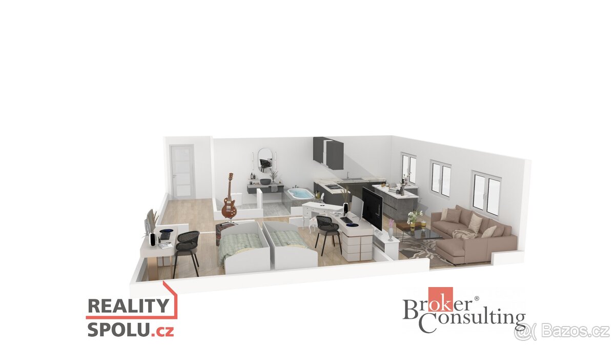 Prodej, byty/3+kk, 63 m2, Žitná 597/37, Křimice, 32200 Plzeň - 20