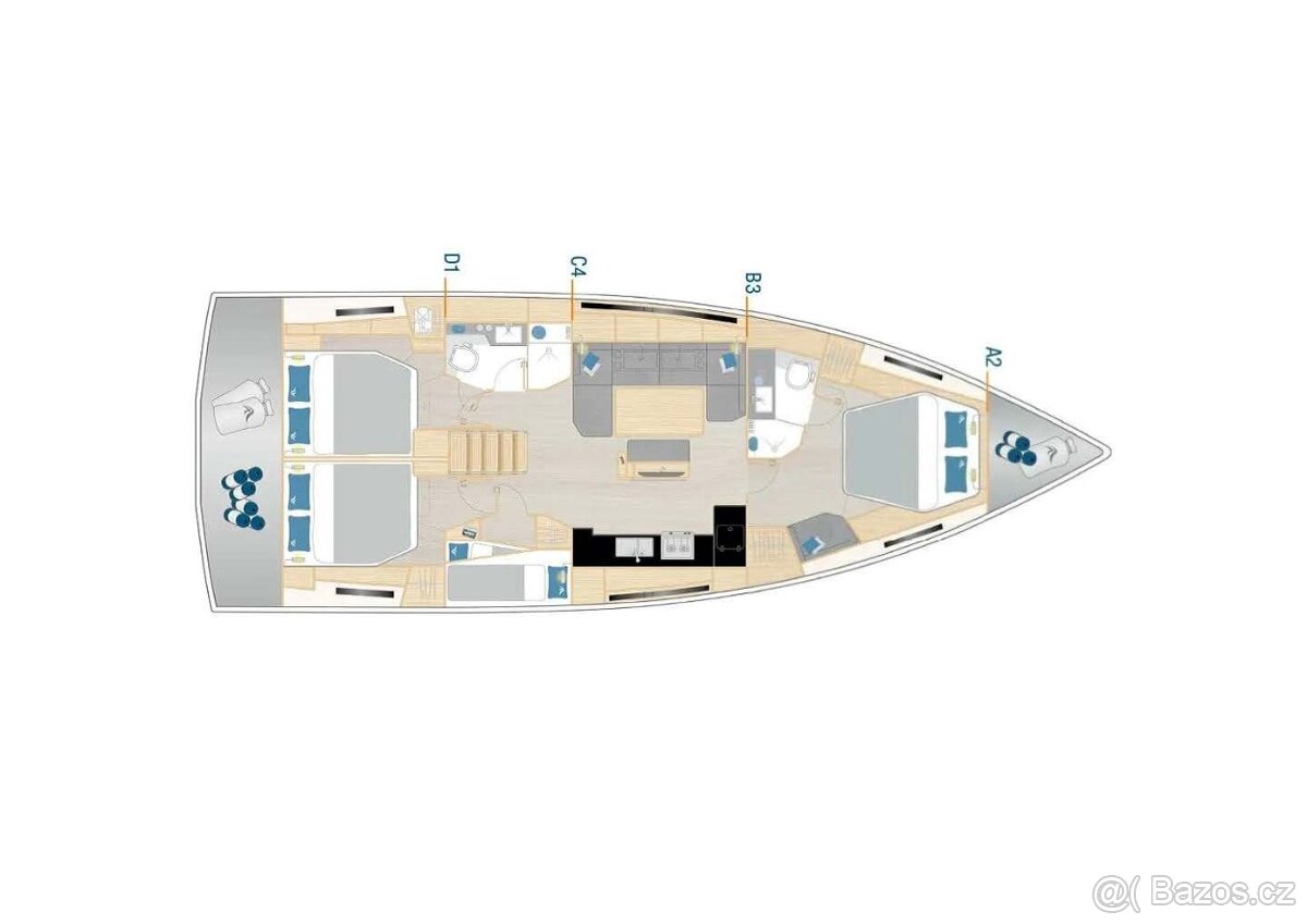 Plachetnice HANSE 460 - 20