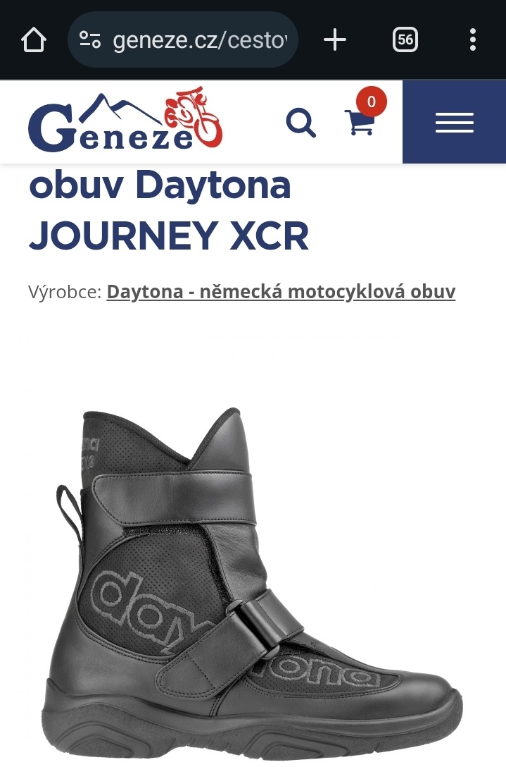DAYTONA Journey XCR 40 Kožené boty na moto - 20