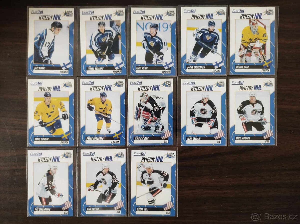 Predám hokejové kartičky repre. (Wien96, Globe95, Semic95..) - 20