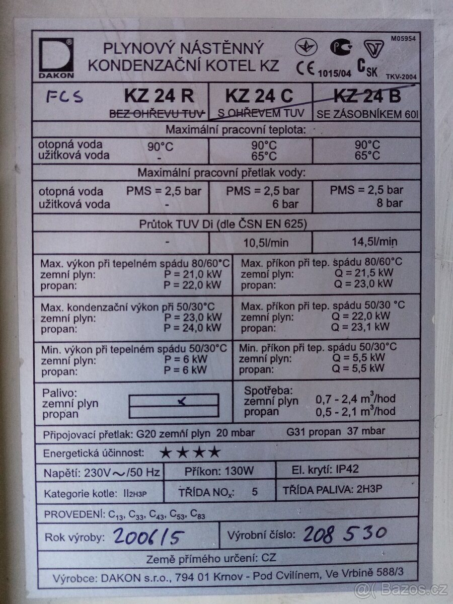 DAKON KZ 24 B, DAKON KZ 24 R - 20